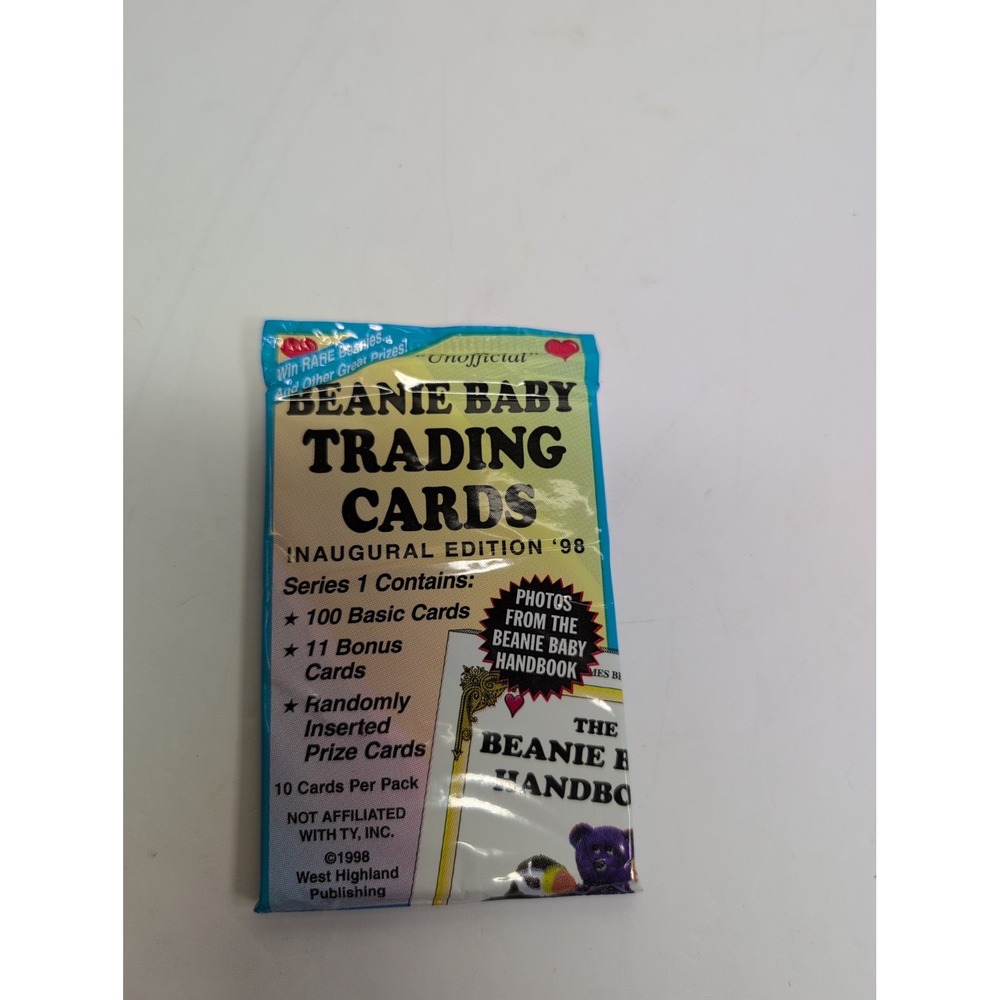 1998 West Highland Publishing Beanie Baby Trading Cards Pack - 1 Pack / 10 Cards